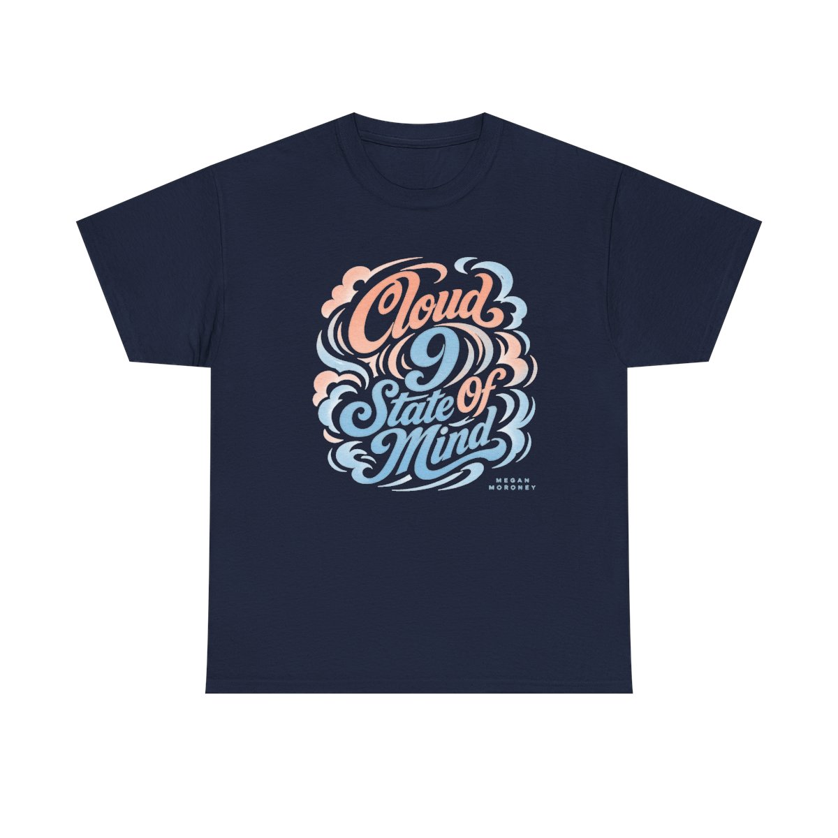 Megan Moroney "Cloud 9 State Of Mind" Unisex Tee - alternate angle 3, merchandise