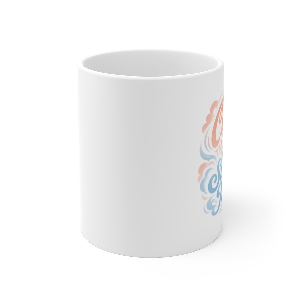 Megan Moroney "Cloud 9 State Of Mind" White Mug - alternate angle 1, merchandise