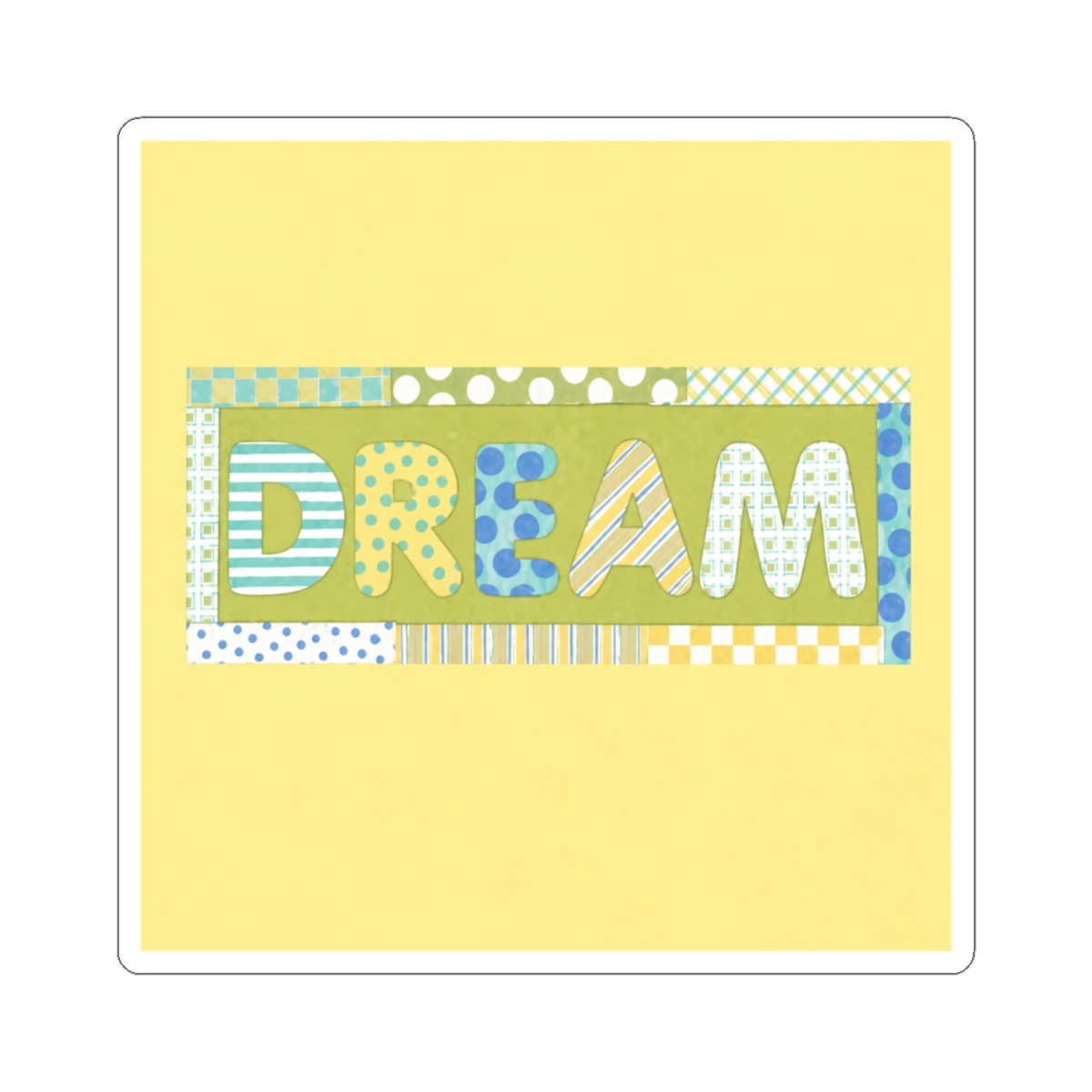 Inspirational Words by Megan Meagher Dream Rectangular Sticker | Megan Moroney